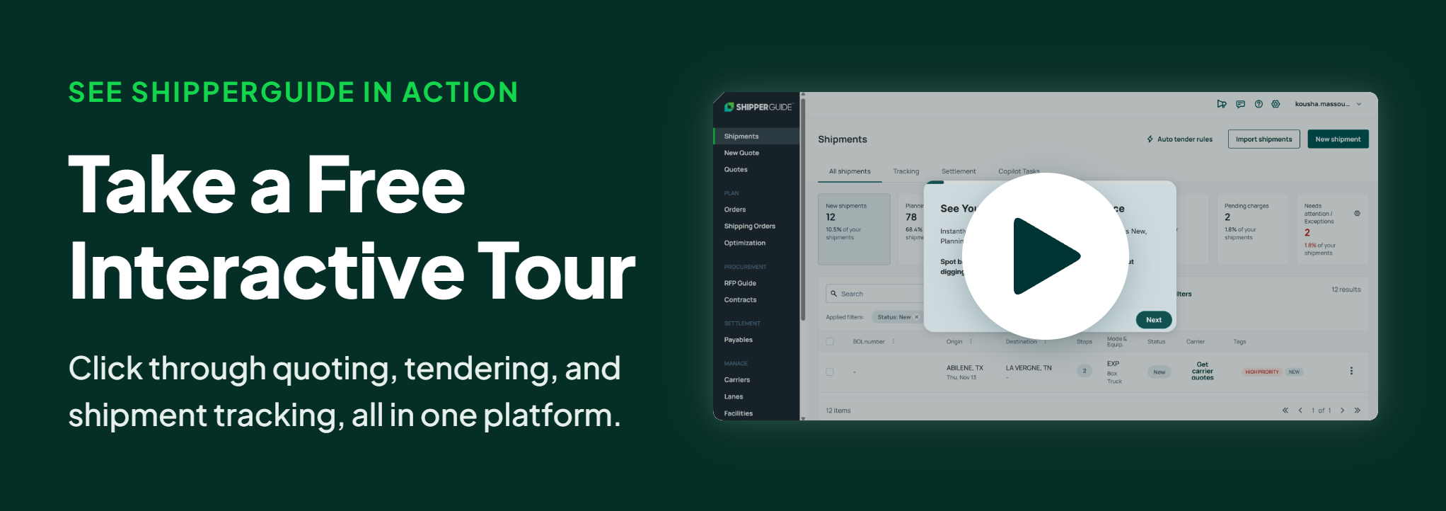 Product Tour_ShipperGuide