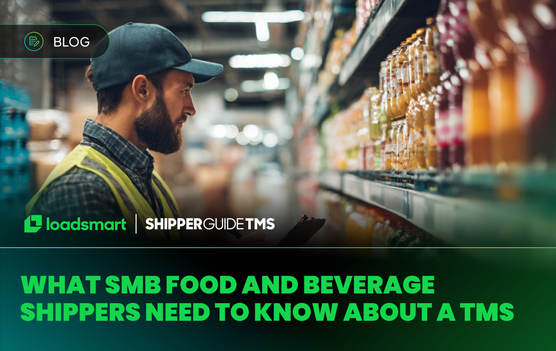 tms for food and beverages shippers