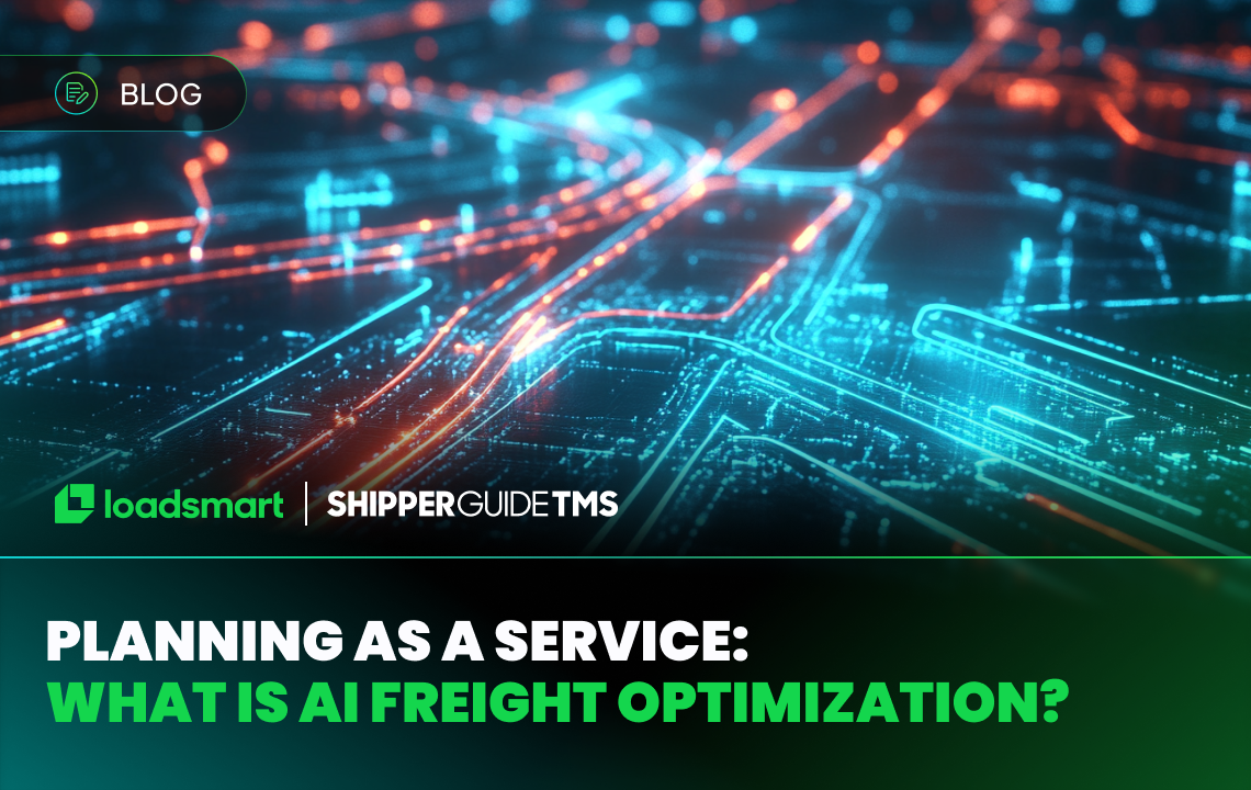 planning as a service freight optimization